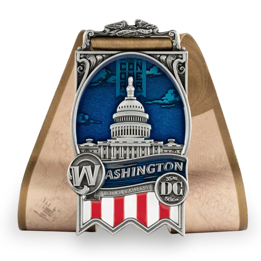 Washington DC City finisher medal