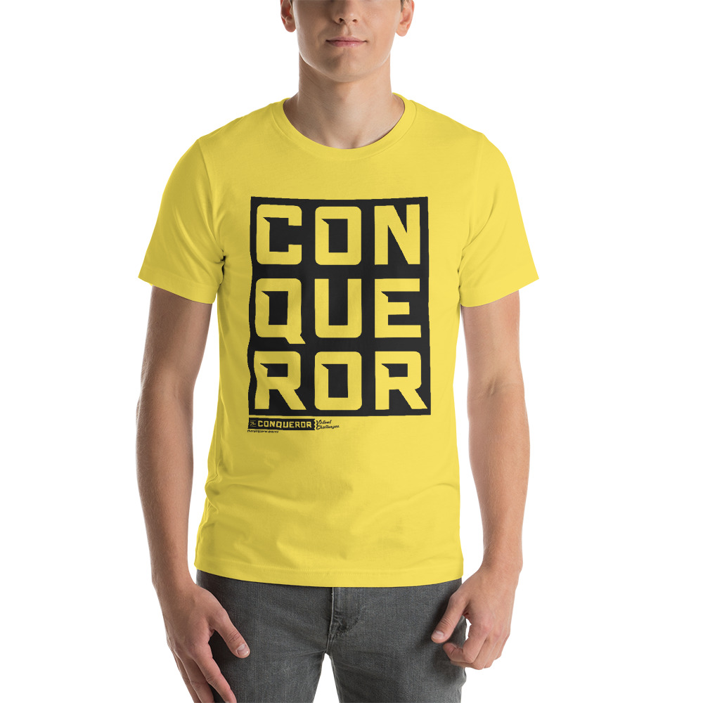 The Conqueror | Short-Sleeve Unisex T-Shirt | The Conqueror Virtual ...