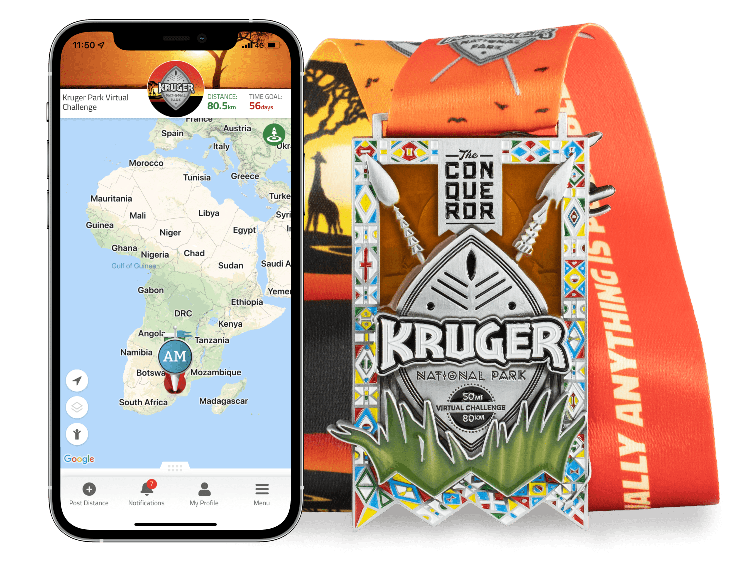 Kruger National Park Virtual Challenge | The Conqueror Challenges