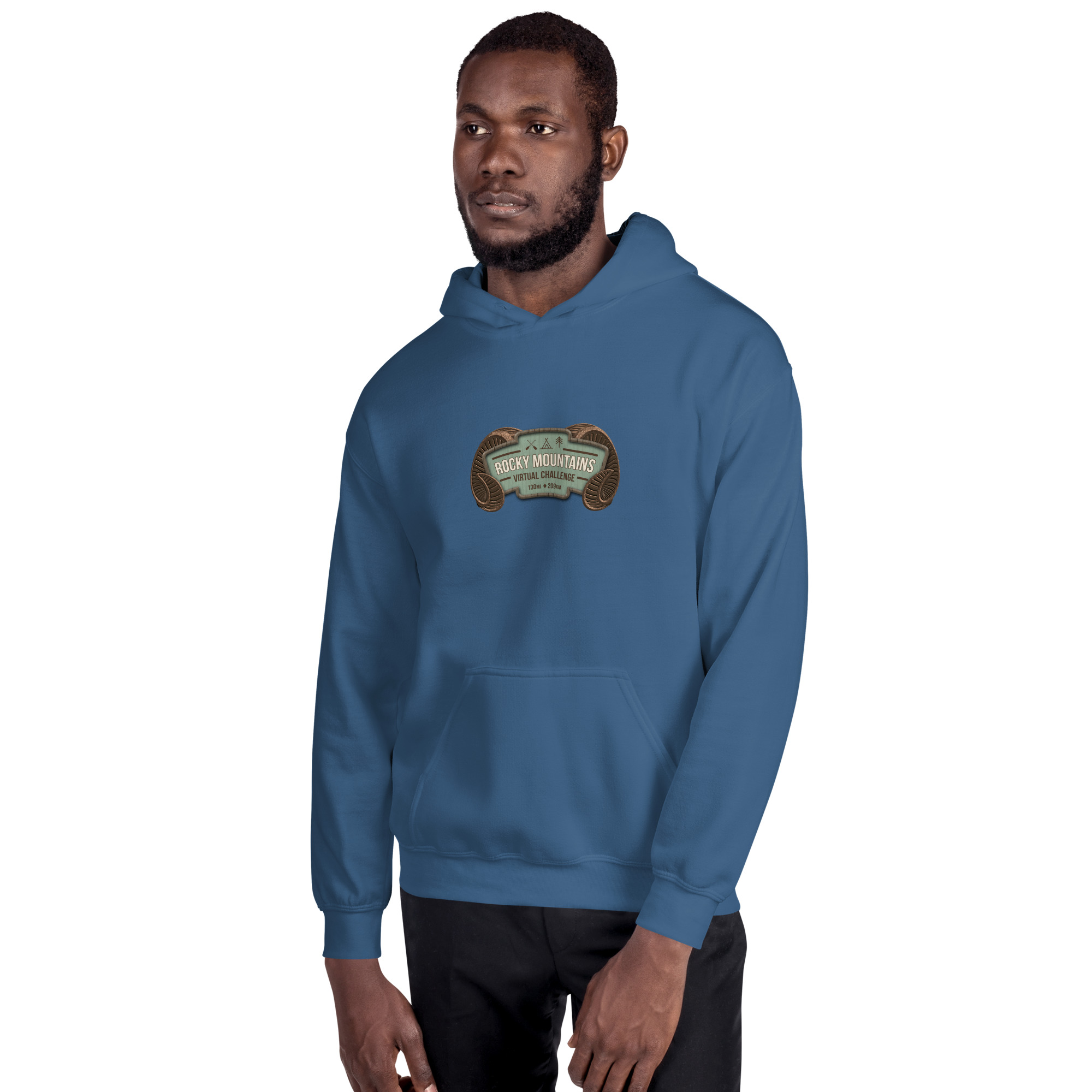 Rocky Mountains Virtual Challenge | Unisex Hoodie | The Conqueror ...